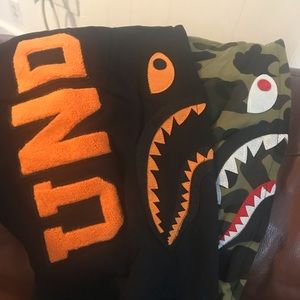 Bape x UND Double hoodie